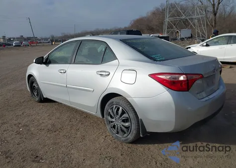 2017 Toyota Corolla Le из США, поврежденный, VIN 2T1BURHEXHC938140